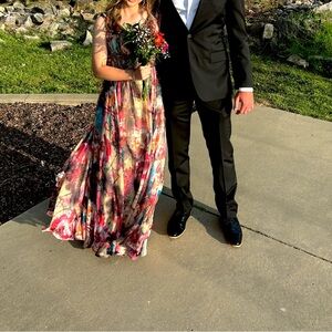 Jovani Floral Multicolor Formal dress